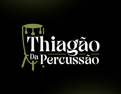 Logo Thiagão da percussão