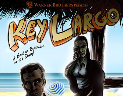 Key Largo Title Sequence & Poster