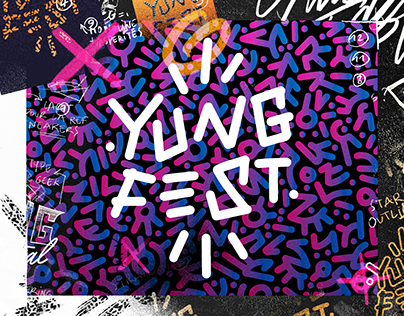 Yung Fest - Logotype Process