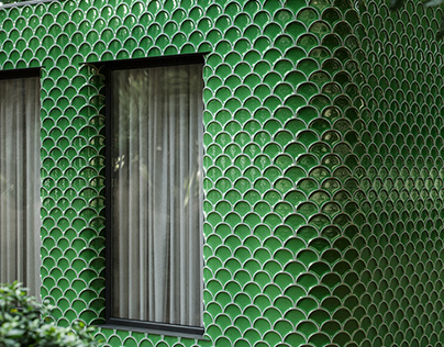 Unique Green Tile