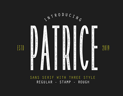 Patrice - Sans Serif Font