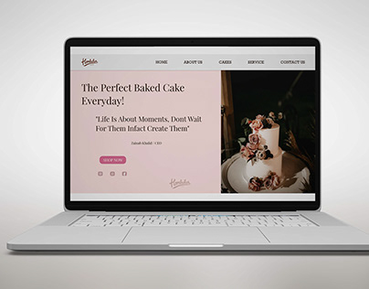 E-commerce Web Design | Bakery Shop