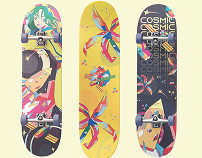 COSMIC: Skateboard Designs
