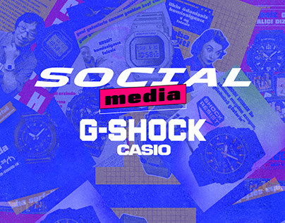G-SHOCK CASIO Social Media Design Vol2