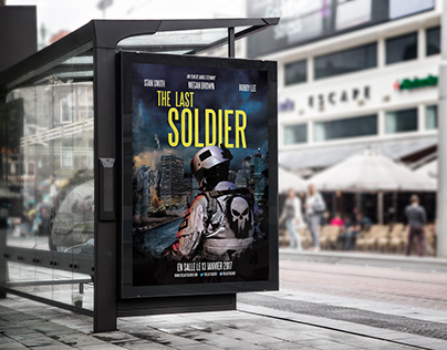 THE LAST SOLDIER. Affiche de cinéma