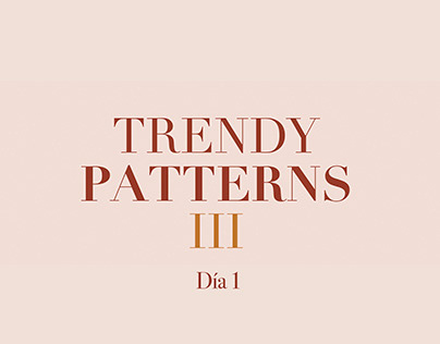 Desafio trendy patterns 3