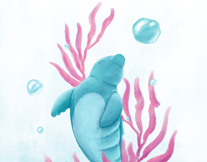 Colorful Fantasy Sea Creature - Study and Practice