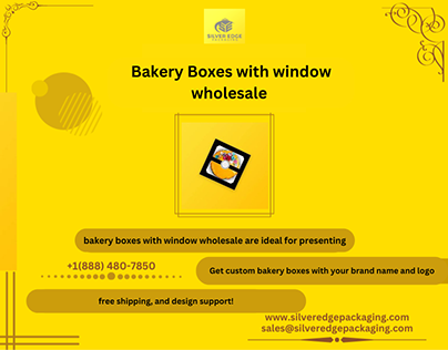 Bakery Boxes with window wholesale