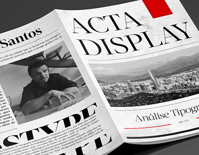 Typography Anatomy - Acta Display