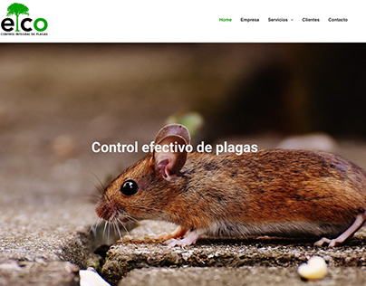 Sitio web ecocontroldeplagas.cl
