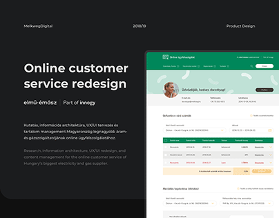 Online customer service redesign (original concept)