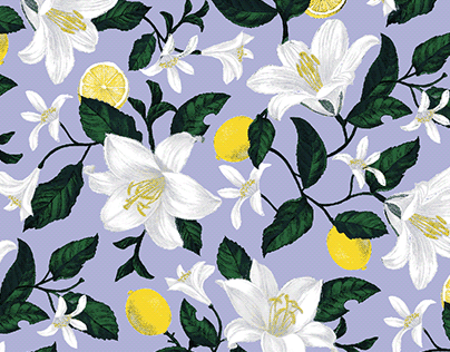 Lilies & Lemons Print for Vince Camuto Intimates