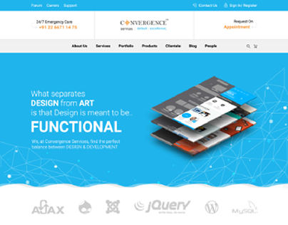 Convergence Website Design