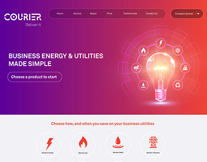 Business Energy & Utilities Web Home Page