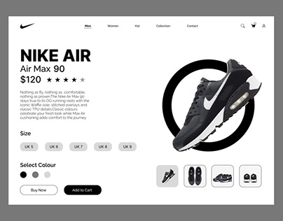Nike Web Page