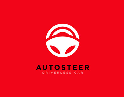Autosteer Driverless Car Logo