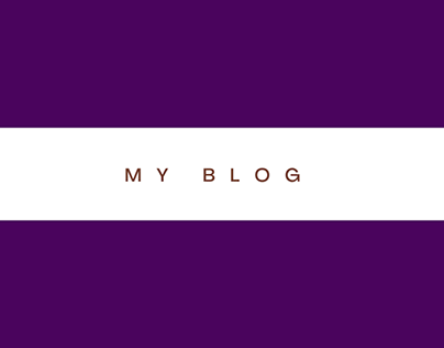 My blog website