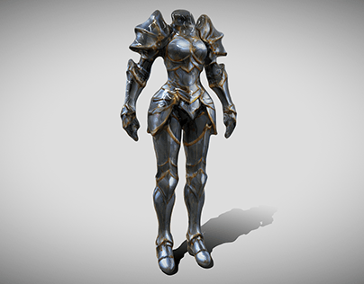 Fantasy armor set - on Sketchfab