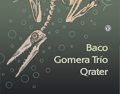 flyer: Baco + Gomera Trío + Qrater