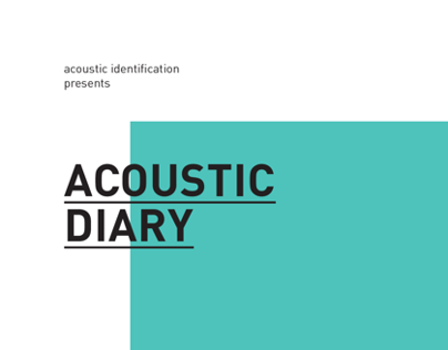 Acoustic Diary Book and Flash Application