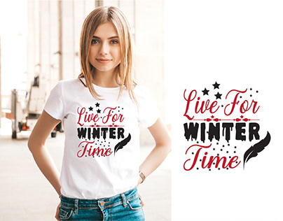 It's Winter Time T shirt Design