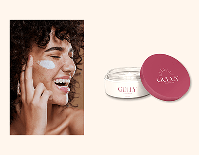 logo and identity for a brand of care cosmetics