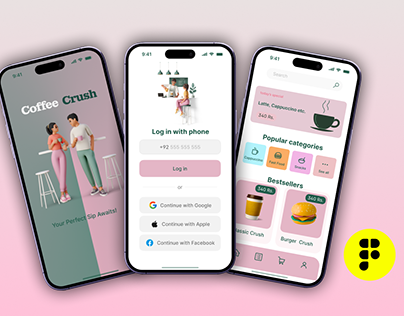 Project thumbnail - Coffee Crush Mobile App Design