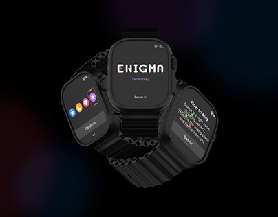 Project thumbnail - Enigma - Apple Watch App UX/UI