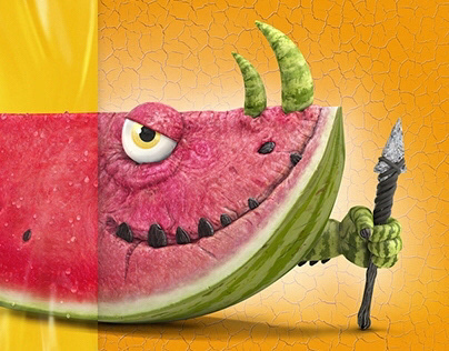 Watermelon Hunter Character ~ GLAD - CGI