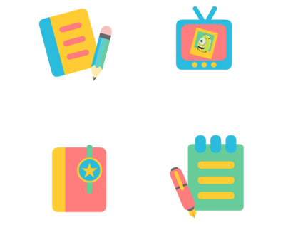 Flat icons Vector