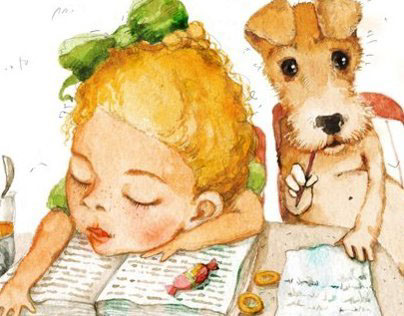 "Dog's Mikki diary" by Sasha Cherniy