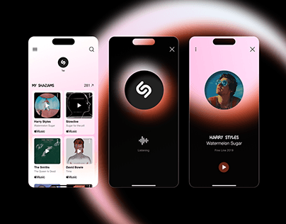 Shazam app redesign