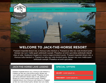 Jack-The-Horse Resort Web Design