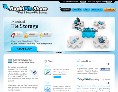 Rapidfileshare website