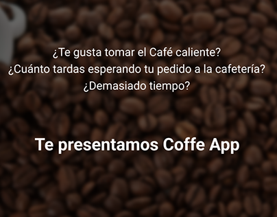 Portfolio UX UI - Coffe App