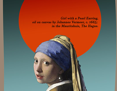 Girl with a Pear Earring by Johannes Vermeer.