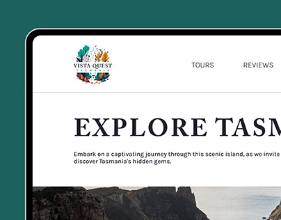 Vista Quest Tasmania | Desktop Website | UI UX Design