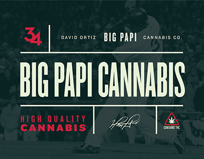 Big Papi Cannabis - David Ortiz Conceptual Designs