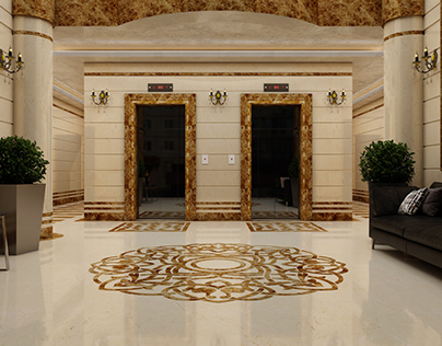 entrance marble design mecca