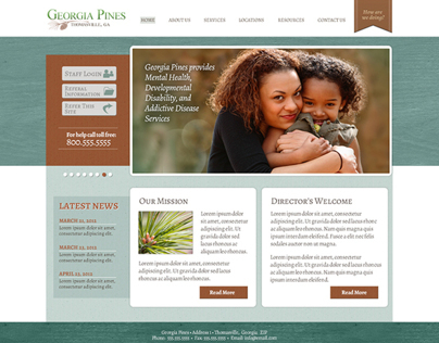 Georgia Pines Website