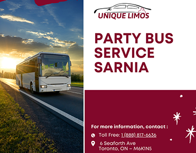 Party Bus Service in Sarnia