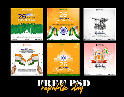 Republic Day Free PSD by Pikpexel