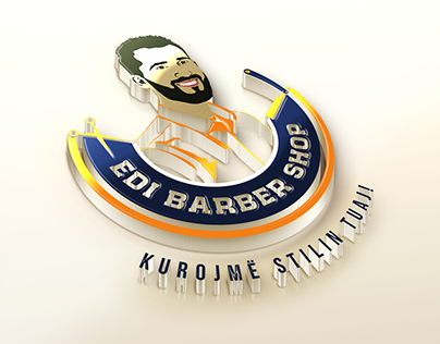 Logo "Edi Barber Shop"