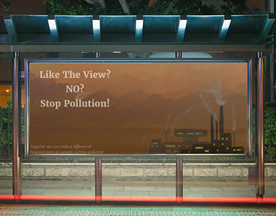 Bus Ad - Pollution