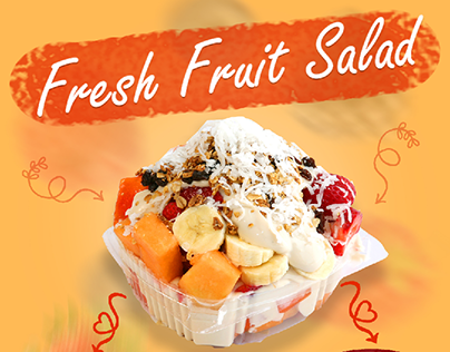 Social media design " fresh fruit salad"