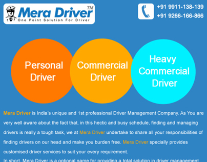 Personal Driver | Commercial | Heavy Commercial Driver