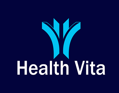 Health Vita monogram logo design