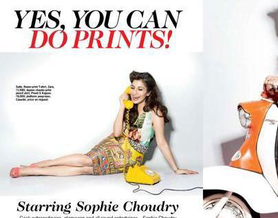 Yes! You Can Do Prints Starring Sophie Choudry