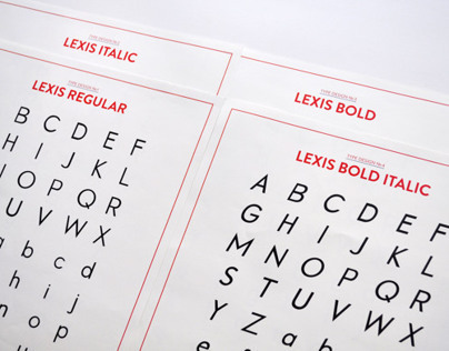 LEXIS REGULAR Typeface