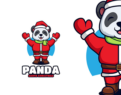 Panda Santa Clause